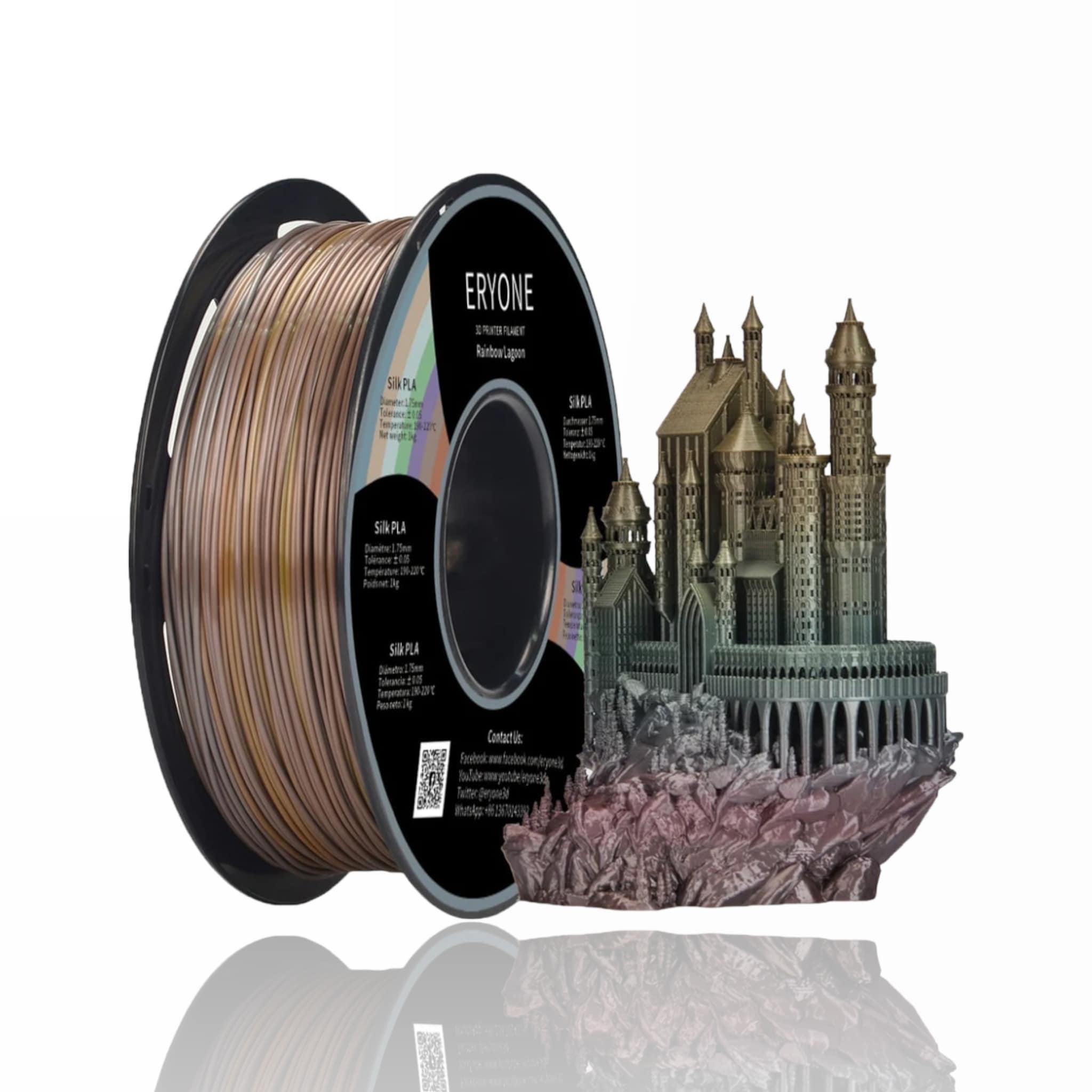 PLA Rainbow 1kg Lagoon - ERYONE