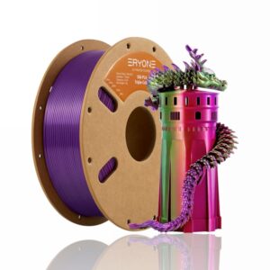 PLA Silk Tri-Color 1kg (Red + Purple + Green) - ERYONE