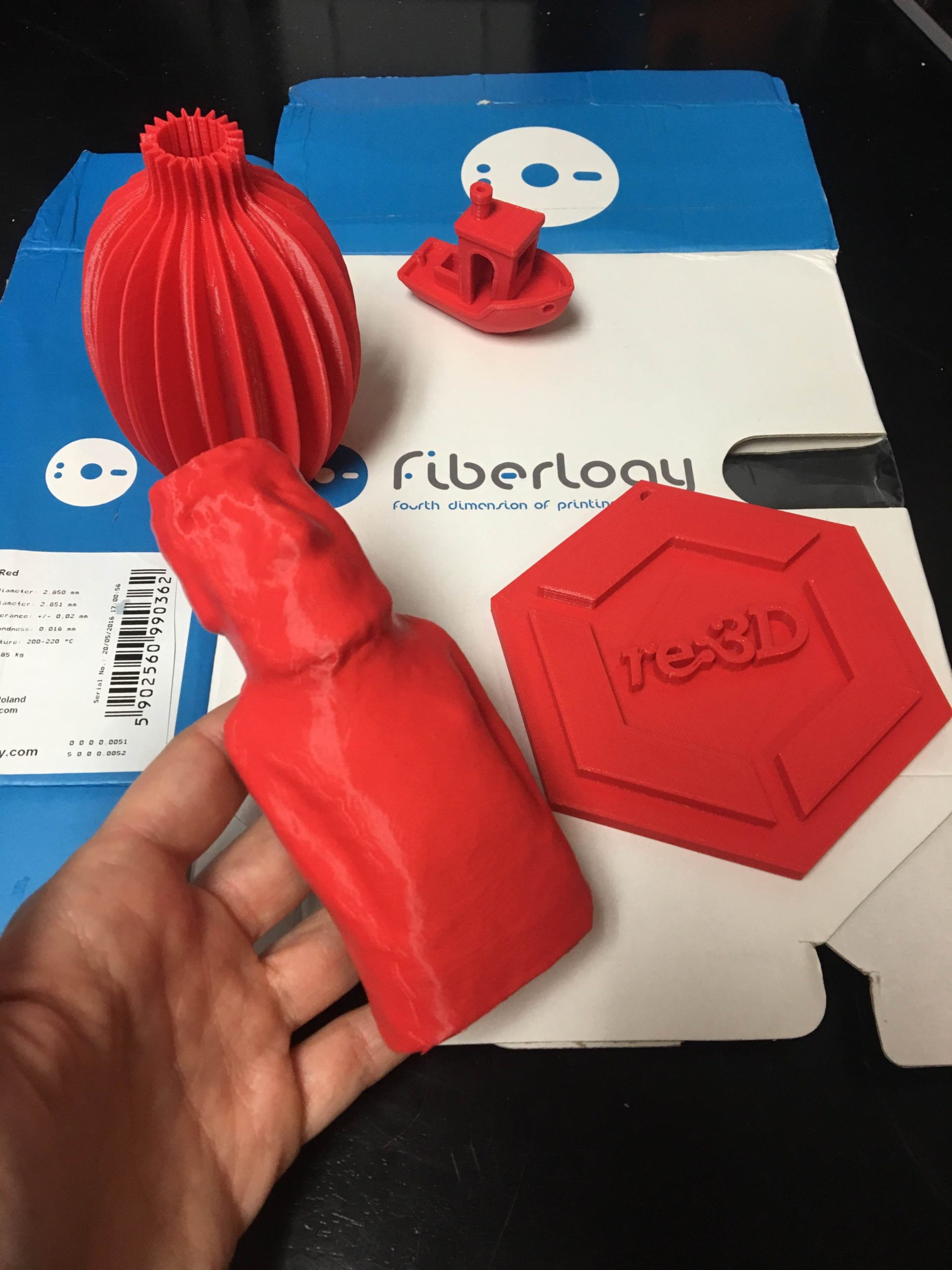 2.85mm Easy PLA 850g Red - Fiberlogy - Image 5