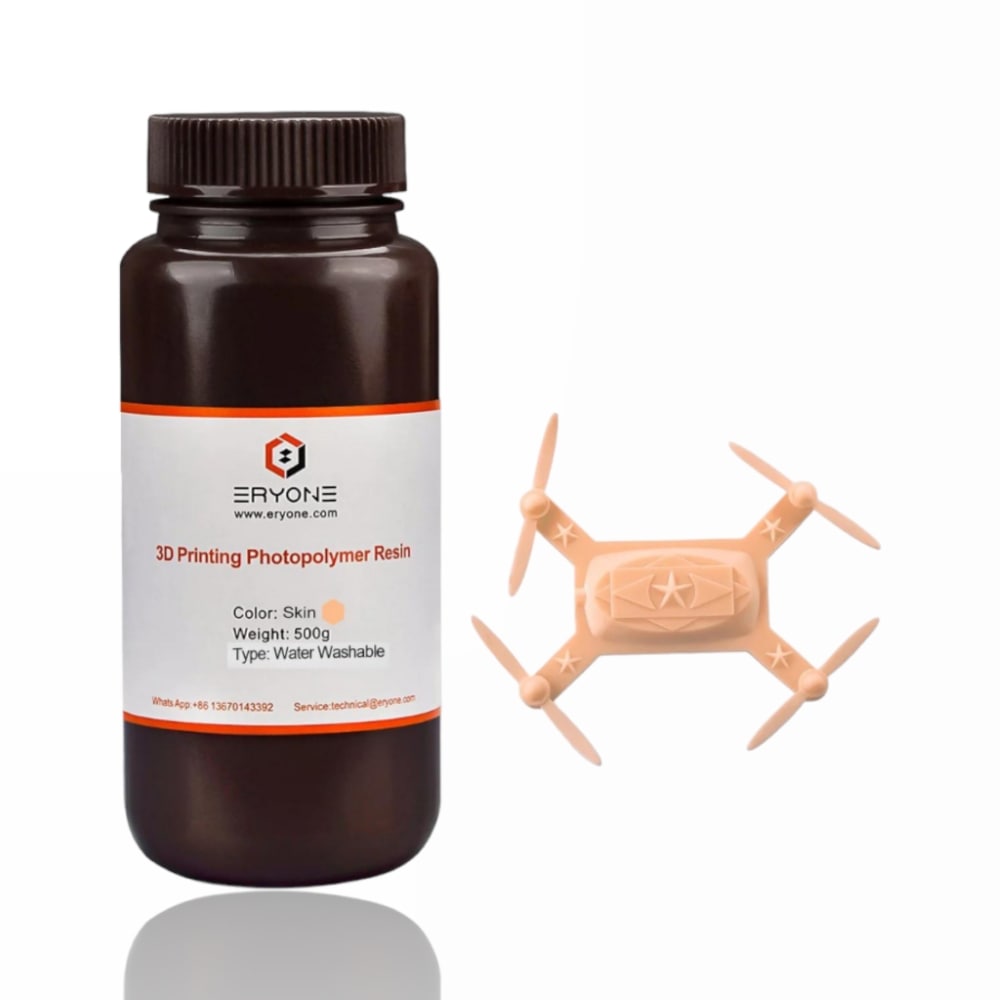 500g Resina Impressão 3D Skin Color (Lavável em Água) - ERYONE