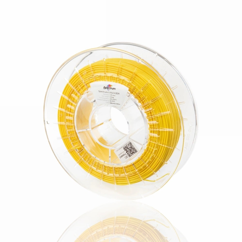 S-Flex 85A 500g Bahama Yellow - Spectrum Filaments