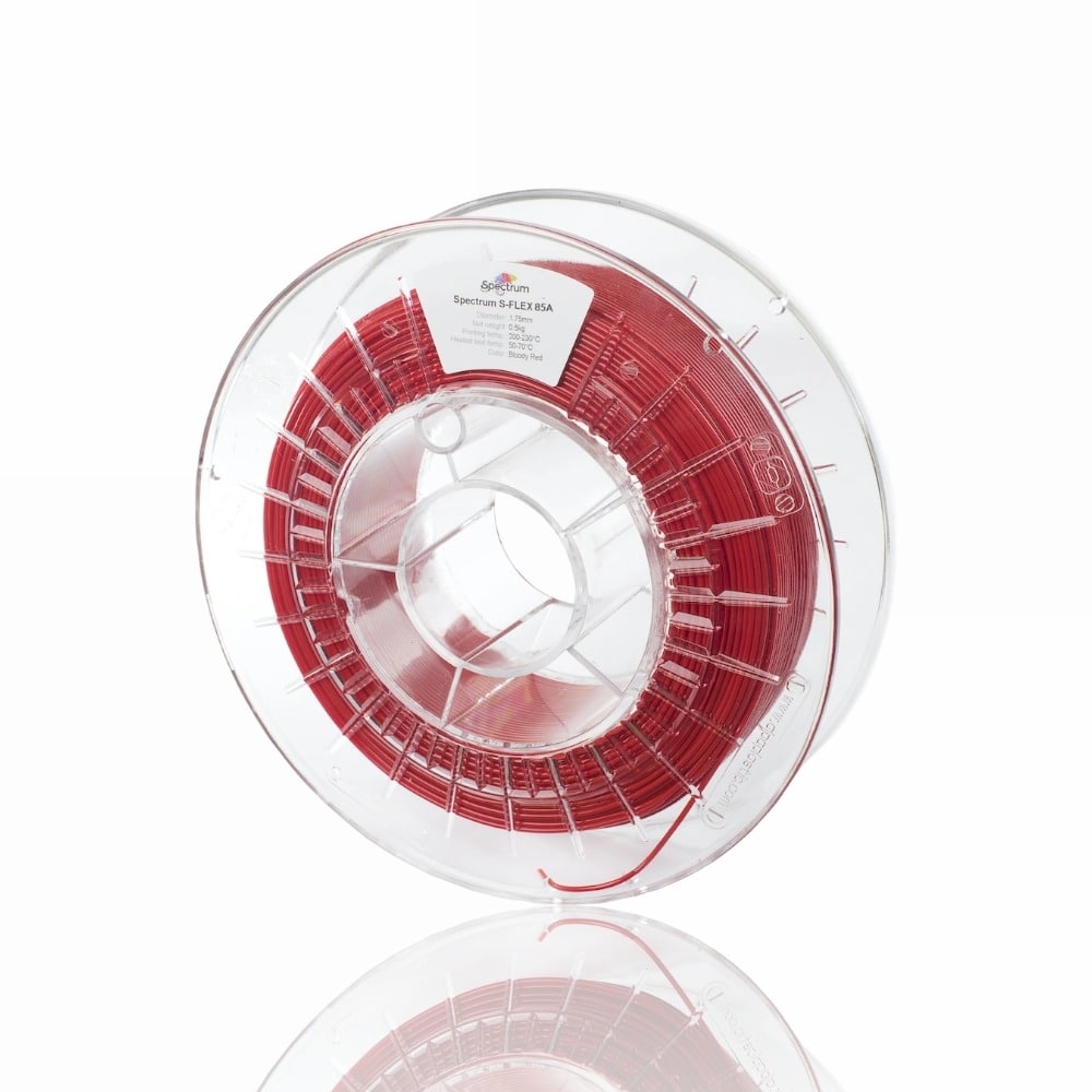 S-Flex 85A 500g Bloody Red - Spectrum Filaments