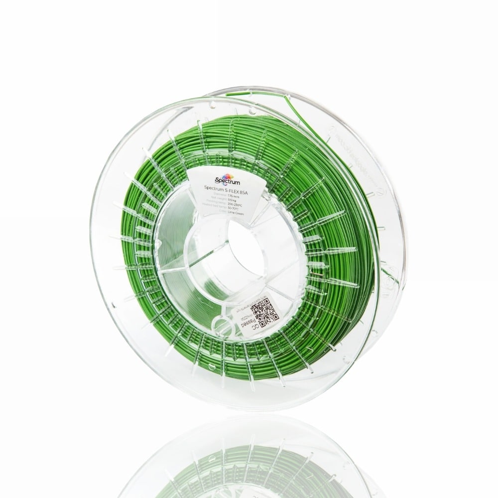S-Flex 90A 250g Lime Green - Spectrum Filaments