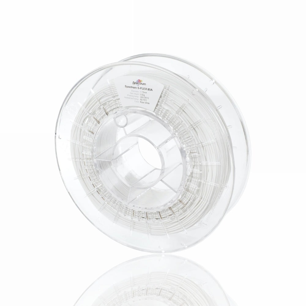 S-Flex 85A 250g Polar White - Spectrum Filaments