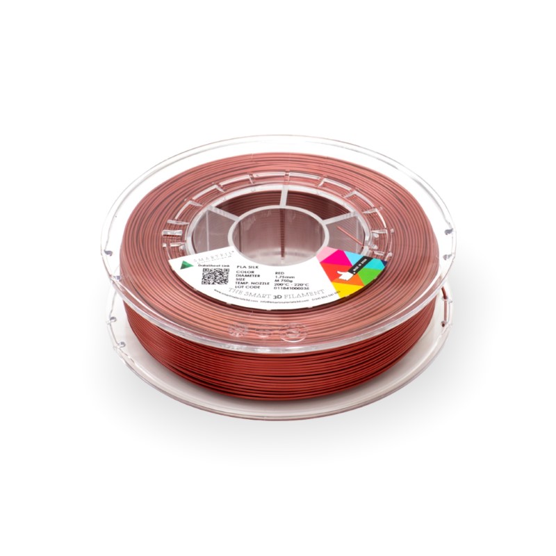 Smartfil PLA SILK M 750g Red - Smart Materials 3D - Image 8