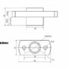 Porca Roscada em T M4 perfil 3030 T-Nut (slide nut) - AIMSOA