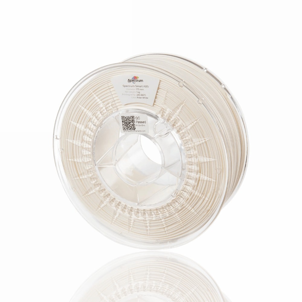 ABS Smart 1kg Polar White - Spectrum Filaments
