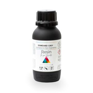 500ml Resina Impressão 3D LCD e DLP UV Standard Grey - Smart Materials 3D