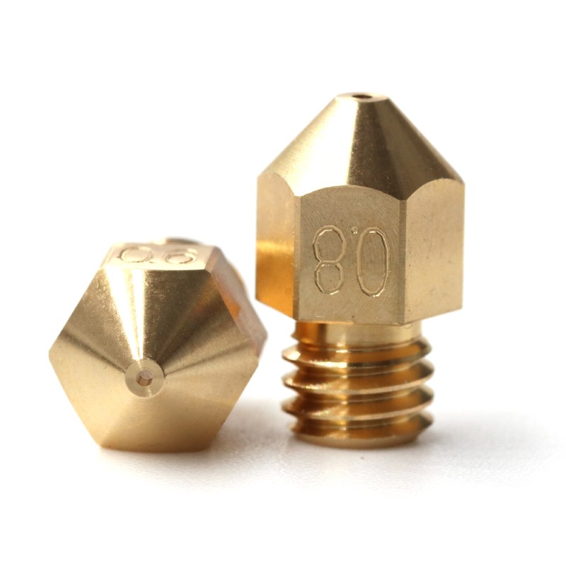 0.6mm B-SERIES PREMIUM Latão Nozzle SWISS MK8  - AIMSOAR - Image 3
