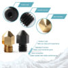 0.6mm B-SERIES PREMIUM Latão Nozzle SWISS MK8  - AIMSOAR