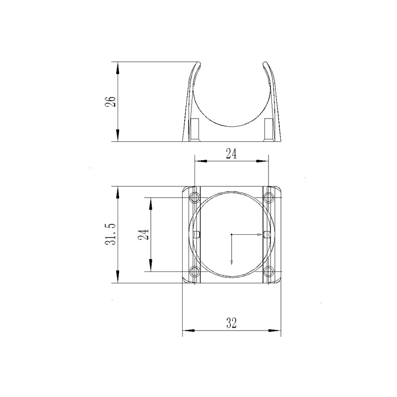 V5 Conduta Ventoinha 3010 Heat Sink (Cooling Fan Cover bracket) - AIMSOAR - Image 6