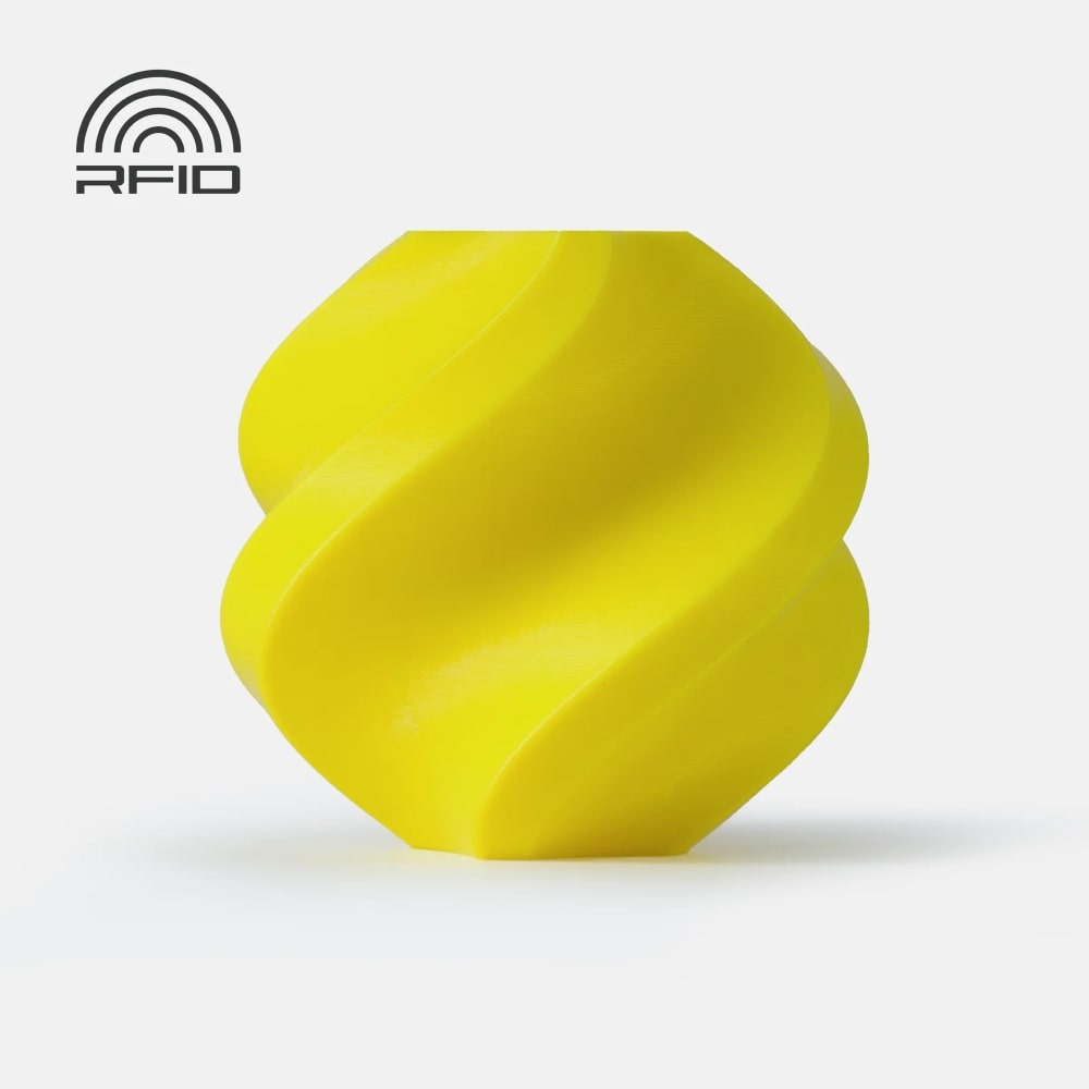 PLA Basic 1kg (With Spool) Yellow - Bambu Lab