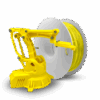 2.85mm Easy PLA 850g Yellow - Fiberlogy