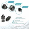 KIT Completo Tubo PTFE Azul + 4 Molas + Extrusor Creality de Metal Vermelho (Extruder compatível com bowden CR10S-PRO, MAX, CR-10, Ender ) - AIMSOAR