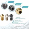 0.4mm B-SERIES PREMIUM Aço Endurecido Hardened Steel Nozzle MK8  - AIMSOAR