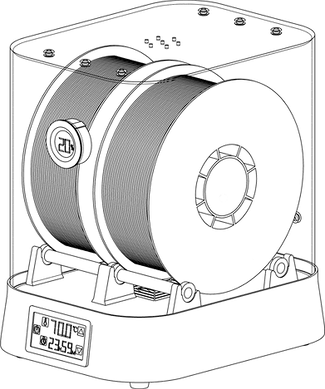 Cyclopes Desidratador de Filamento Dry Spool Box (caixa de secagem de humidade) - EIBOS - Image 20