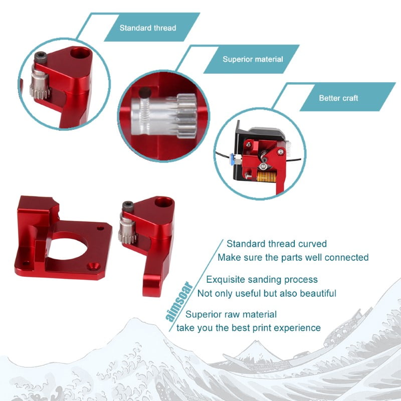 Extrusor Creality Bondtech Clone para tubo PTFE (Extruder compatível com bowden CR10S-PRO, MAX, CR-10, Ender ) - AIMSOAR - Image 6