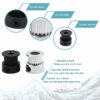 Polia para Correia GT2 16 Dentes 14mm 5mm Furo Alumínio ( GT2 timing belt pulley) - AIMSOAR
