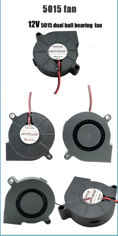 Ventilador Ventoinha BLOWER 5015 12V Dual ball bearing (50*15mm) - AIMSOAR - Image 2