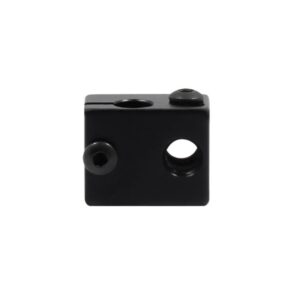 Heat Block V6 Clone Alumínio Preto 20X12X16 ( Heatblock bloco de aquecimento compatível com E3D V6 clone e não com o original ) - AIMSOAR